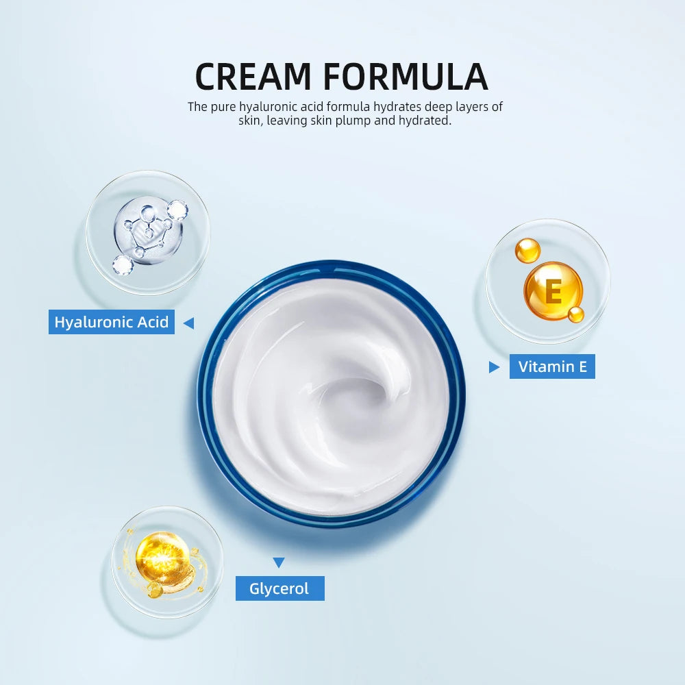 Moisturizing gel cream for dry skin