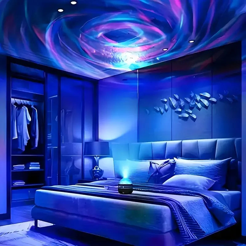 Round LED night lamp for bedroom and home decoration