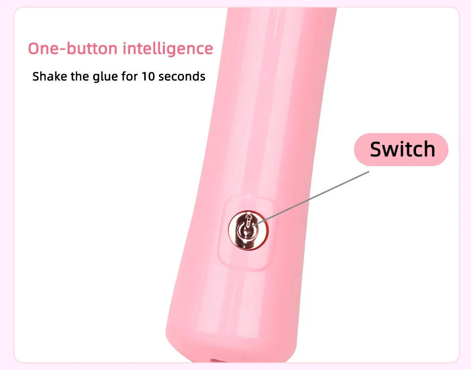 Portable Eyelash Glue Shaker – USB Rechargeable Electric Lash Adhesive Mixer ™