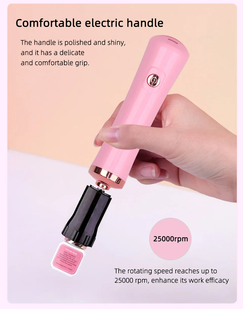 Portable Eyelash Glue Shaker – USB Rechargeable Electric Lash Adhesive Mixer ™